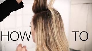 Clip In Hair Extensions  How To Apply [upl. by Peednama]