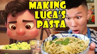 Making LUCA’S Official Pasta Recipe from Pixar Movie  Life After College Ep 710 [upl. by Ahsam372]