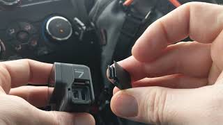 How to remove charger door on GoPro hero7 black USB charging while mounted [upl. by Baiss]