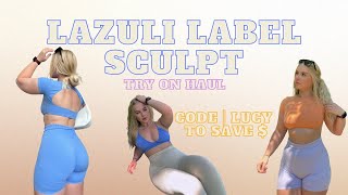 NEW lazuli label sculpt  try on haul [upl. by Ahsitak]