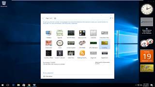 How To InstallEnable Gadgets On Windows 10 [upl. by Lhadnek]