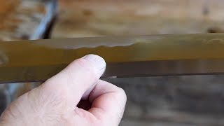 【刀剣研師】太刀（三尺八寸）の研ぎ 其ノ七【仕上げ工程】ー Japanese Sword ōdachi polishing part 7 [upl. by Munafo]