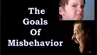 The Four Goals of Misbehavior [upl. by Acinomaj]