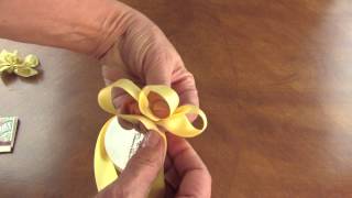 How To Make A Floral Bow [upl. by Tamberg]