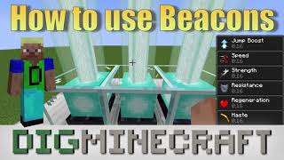 How to use Beacons in Minecraft [upl. by Norud269]