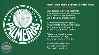 Hino do Palmeiras  Oficial [upl. by Ahsek]