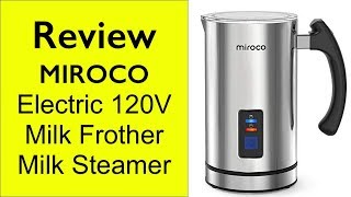 Review Miroco Milk Frother  How to make froth milk at home [upl. by Ebag395]