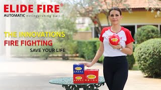 A Cool Safety Tool ELIDE FIRE® Extinguishing Ball [upl. by Dachy247]