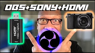 SETUP OBS STUDIO Using HDMI CAPTURE CARD  SONY Camera  EASY [upl. by Goodson404]