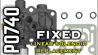 P0740 Honda Acura Linear Solenoid Replacement Fix  Accord Odyssey Pilot Ridgeline [upl. by Lattimer]