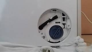 How to  Clean Drain pump filter on Siemens IQ700 washing machine [upl. by Farland]