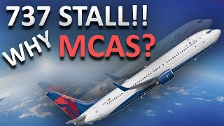 Boeing 737 Stall Escape manoeuvre why MAX needs MCAS [upl. by Odom98]