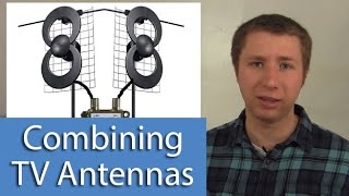 How To Combine Two TV Antennas for More Channels [upl. by Nairod]