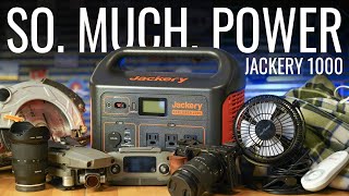 Jackery 1000  SO MUCH POWER but what is it good for [upl. by Nathanael430]