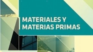 Polimeros Materiales y materias primas [upl. by Suedama]