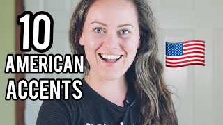 10 American Accents Imitation Examples [upl. by Sellihca]