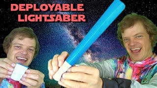 Deployable Lightsaber 🎇 Sword Switchblade or Jack Knife 🎇 Pure Origami Magic Trick [upl. by Jesse43]