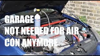 How to ReGas Air Con Yourself  PerformanceCars [upl. by Hubble]