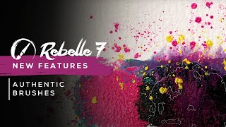 Rebelle 7 New Features Authentic Brushes [upl. by Netsrik496]