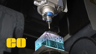 CNC Glass Machining [upl. by Nebeur]