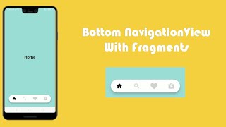 Bottom Navigation Bar 2021  Fragments  Android Studio [upl. by Jocelin]