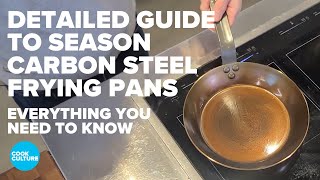 My beginners guide to Carbon Steel stovetop seasoning Start here [upl. by Fine344]