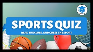 Easy Sports Quiz  What Am I [upl. by Assilaj]