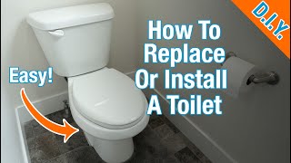 Replace A Toilet Complete StepbyStep Guide [upl. by Llerrah954]