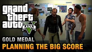 GTA 5  Mission 76  Planning the Big Score Obvious 100 Gold Medal Walkthrough [upl. by Job]