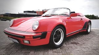 Porsche 911 Speedster 1989 classic review [upl. by Naryb]