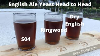 3 English Ale Yeasts Side By Side Comparison  Brew Dudes [upl. by Arodasi465]