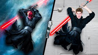 We Tried Star Wars Stunts In Real Life  Challenge [upl. by Fredrika]