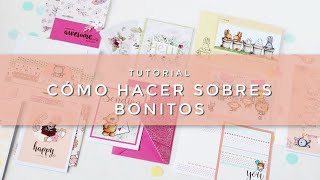 Cómo hacer sobres bonitos [upl. by Ishmael]