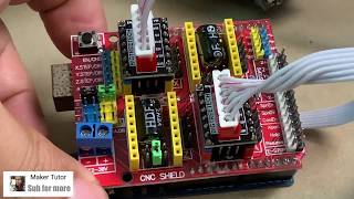 Arduino CNC shield v3 clone Axis [upl. by Hallagan154]