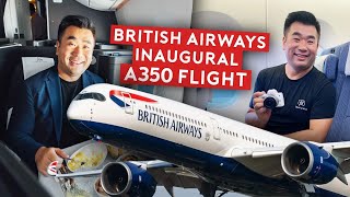 British Airways A3501000 First Flight [upl. by Ashely461]