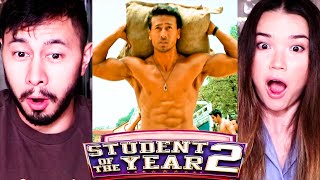 STUDENT OF THE YEAR 2  Tiger Shroff  Trailer Reaction [upl. by Iiette]