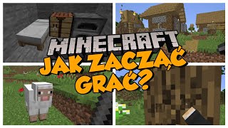 Minecraft Początek  jak zacząć grać nowy świat i pierwsza noc  Minecraft dla początkujących 002 [upl. by Farro]