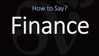 How to Pronounce Finance 3 WAYS British amp American English Pronunciation [upl. by Dinesh286]