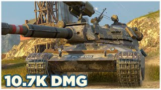 60TP Lewandowskiego • 107K DAMAGE • WoT Blitz [upl. by Syramad]