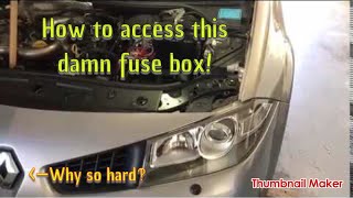 How to access fuses on your Renault [upl. by Esertal]