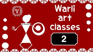 WARLI ART FOR BEGINNERS WARLI Border designs [upl. by Acisseg]