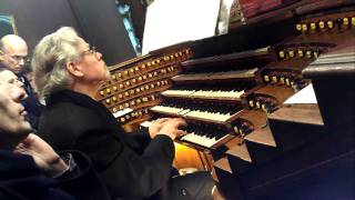 Grand organ at St Sulpice church in Paris [upl. by Ramos]