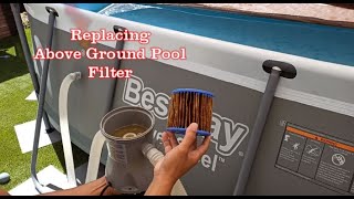 Filter Replacement for BestwayIntex Pool [upl. by Navis456]