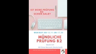 Mündliche Prüfung B 2 [upl. by Gluck]