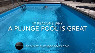 10 reasons why a Plunge Pool is great  Swimmingpools by allthegoodiescom [upl. by Pease]