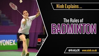 The Rules of Badminton  EXPLAINED [upl. by Aiker107]