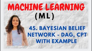 45 Bayesian Belief Networks  DAG amp CPT With Example ML [upl. by Nairrot]