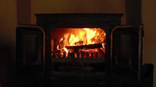 Beautiful Old Wood Burning Stove with Crackling Fire Sounds HD [upl. by Mylor990]