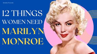 12 Things Every Woman Needs According to Marilyn Monroe [upl. by Enoitna]