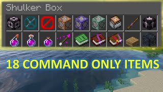 18 Items You Can ONLY Get With COMMANDS In Minecraft 113117 [upl. by Ardnekan481]